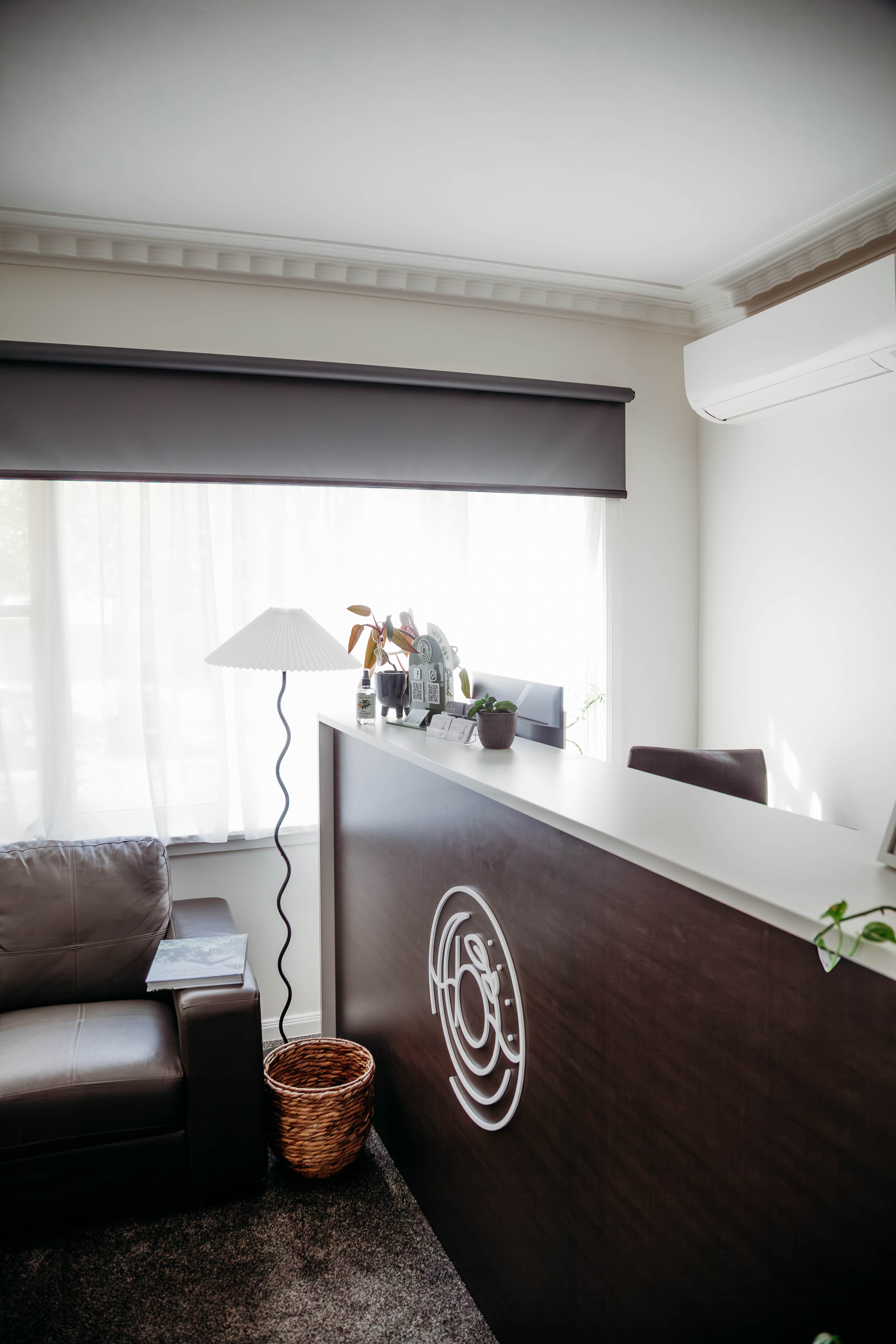 Reception desk at Bloom Well-being Creswick